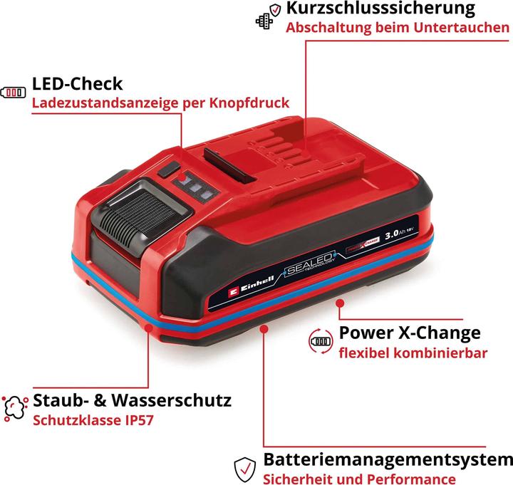 Produktbild Einhell 18V 3,0 Ah Sealed Power X-Change Plus (18 V)
