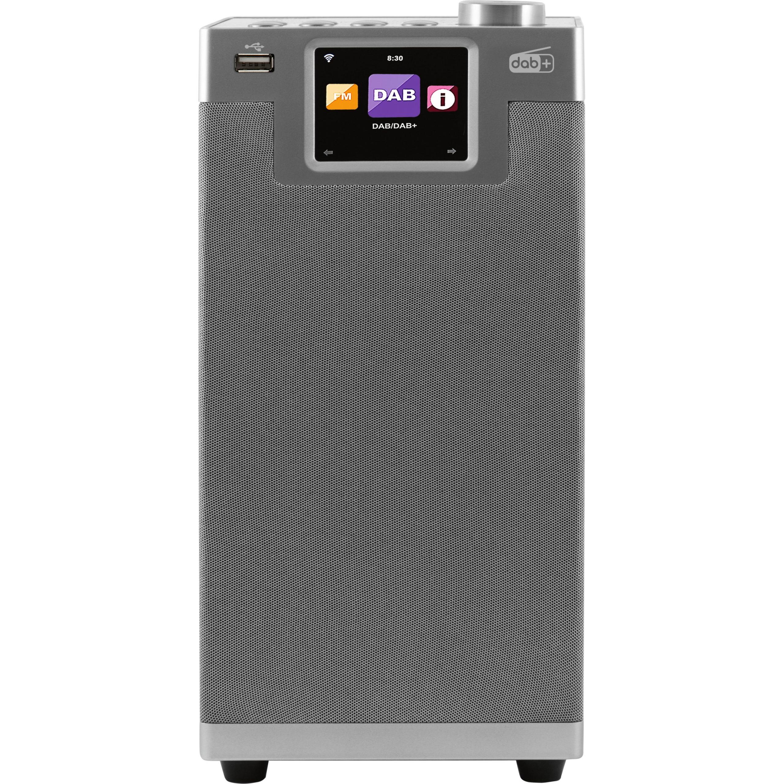 Imperial Dabman i610 (Internetradio, FM, DAB+, UKW, WLAN, Bluetooth), Radio, Silber
