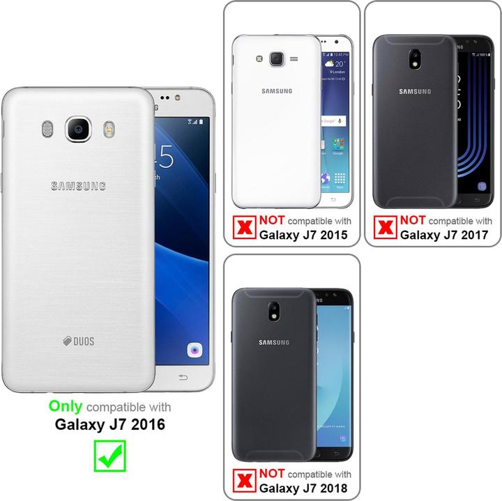 Produktbild Cadorabo Hard Cover Woody Cover (Samsung Galaxy J7 2016)