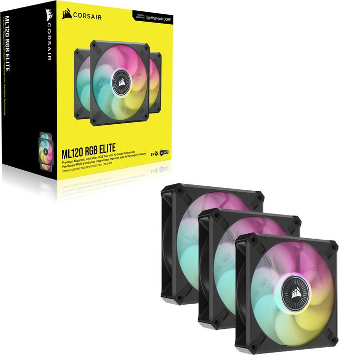 Produktbild Corsair ML120 RGB ELITE (120 mm, 3 x)