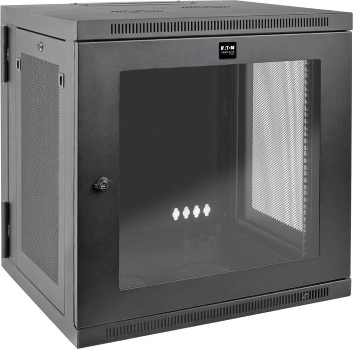 Eaton SmartRack 12U UPS-Depth Wall-Mount Small Rack Enclosure Clear Acrylic Window Hinged (12 RU, 19 inch rack)
