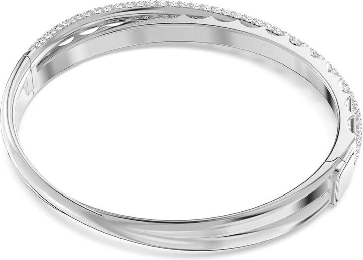 Produktbild Swarovski Rota Armreif Verschiedene Schliffe Weiss (Swarovski Metall)
