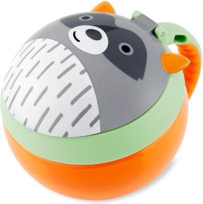 Actual product image Skiphop Zoo Snack Container Raccoon