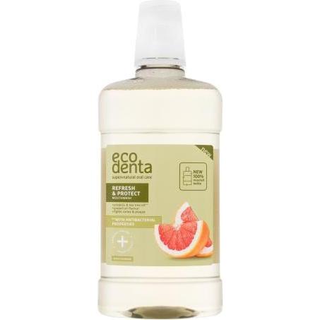 Ecodenta, Mundspülung, Super+Natural Oral Care Refresh & Protect (500 ml, Mundwasser)