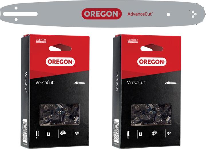 Produktbild Oregon VersaCut Kombo Führungsschiene + 2x Sägekette 35 cm 3/8" LP 1,3 mm 52 TG ( 561601 ) (Kettensäge, Sägekette)
