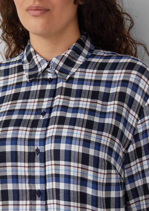 Immagine prodotto s.Oliver Bluse Karierte Hemdbluse mit Raffung am Rücken (46)