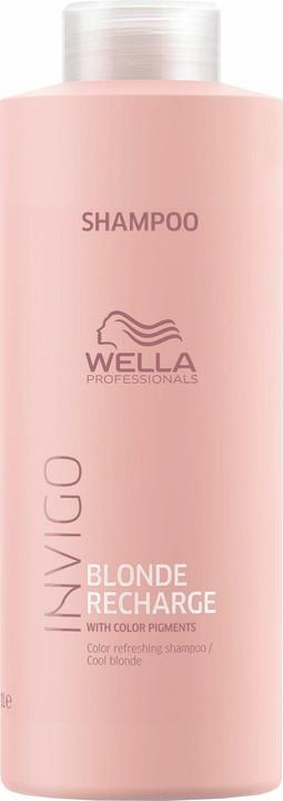 Image du produit Wella Professionals Invigo Blonde Recharge Colour Refreshing Shampoo Cool Blonde 1000ml (1000 ml)