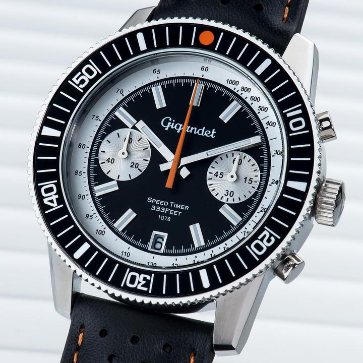 Actual product image Gigandet Retro Sport Chronograph with Tachymeter Scale and Japanese Quartz Movement (Analogue wristwatch, Chronograph)