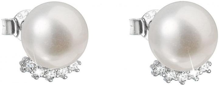 Image du produit Evolution Group boucles d'oreilles en argent peony avec perles réelles pavon 21020.1 (L)