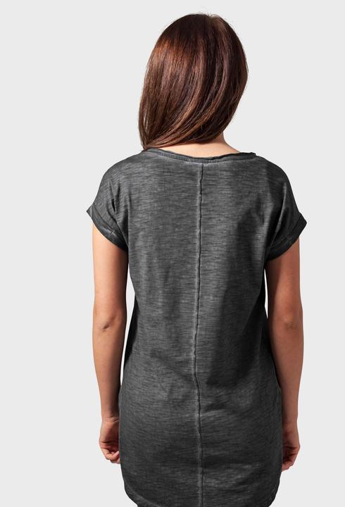 Actual product image Urban Classics Ladies Long Back Shaped Spray Dye Tee (XS)