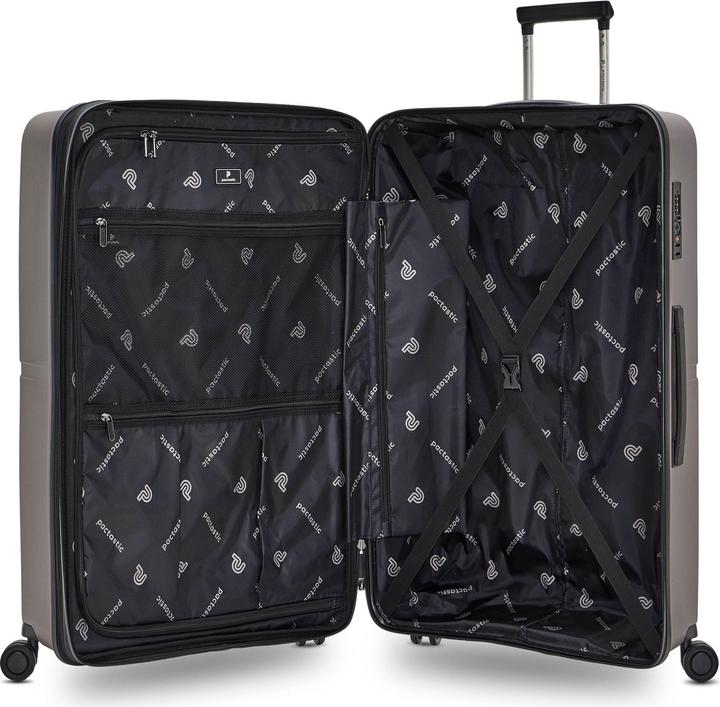 Image du produit Pactastic Collection 01 Set de valises à 4 roulettes 3pcs avec soufflet extensible (221 l)