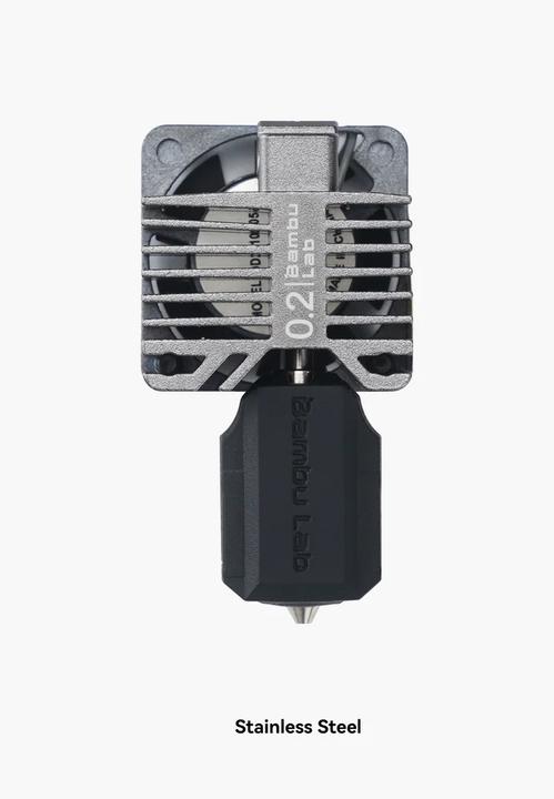 Bambu Lab P1 Hotend - stainless steel nozzle 0.2mm (Hotend)