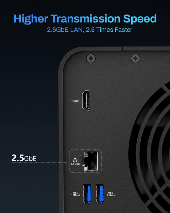 Actual product image Terramaster F4-425 Intel Celeron N5095 Quad Core 2.0GHz, 4G (0 TB)