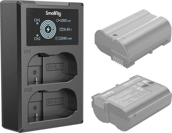 Actual product image SmallRig 4083 Battery Charger For EN-EL15 Batteries