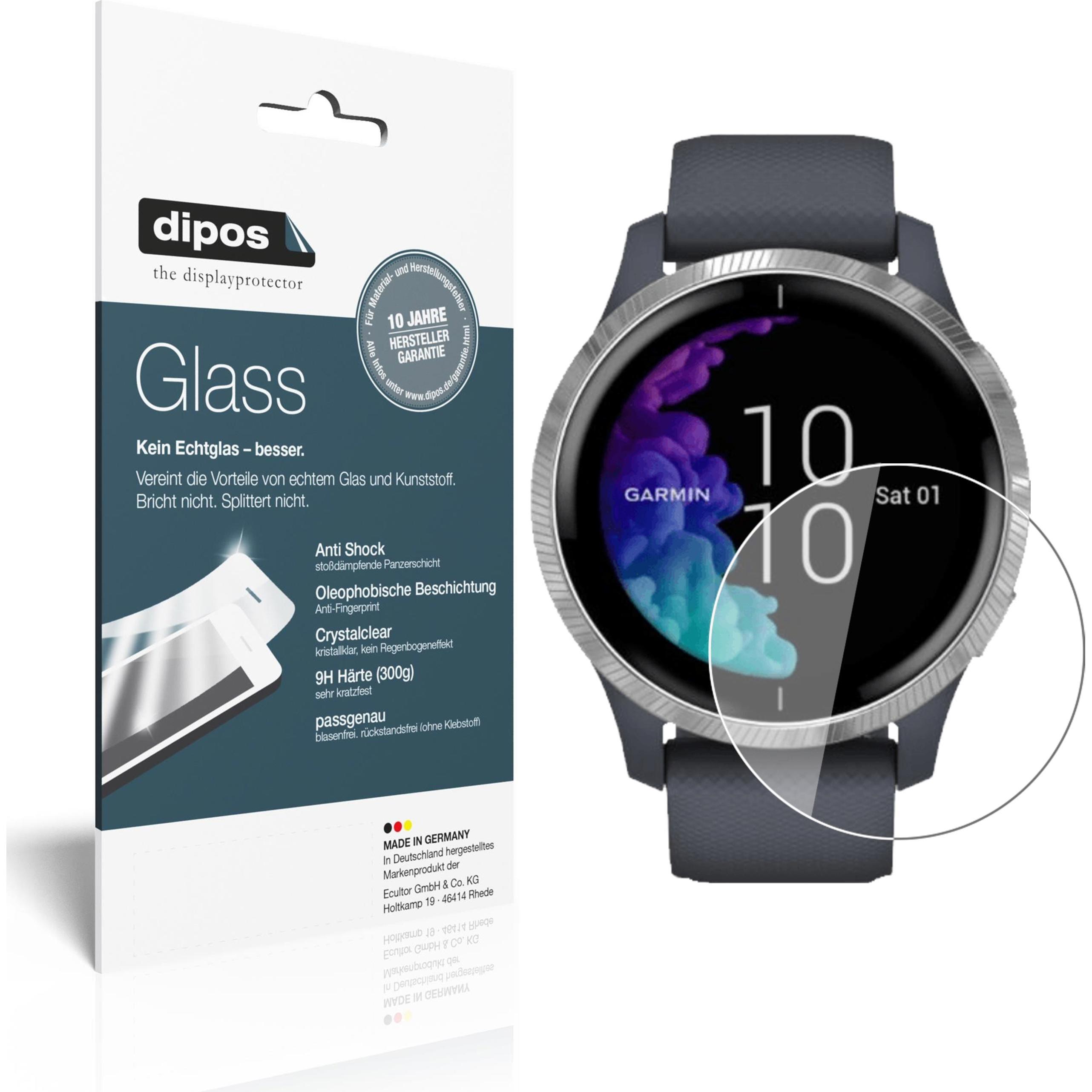 Dipos Displayschutz Anti-Shock, Smartwatch Schutzfolie, Transparent