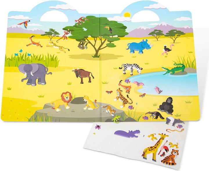 Actual product image Melissa & Doug M&D Reusable Puffy Stickers