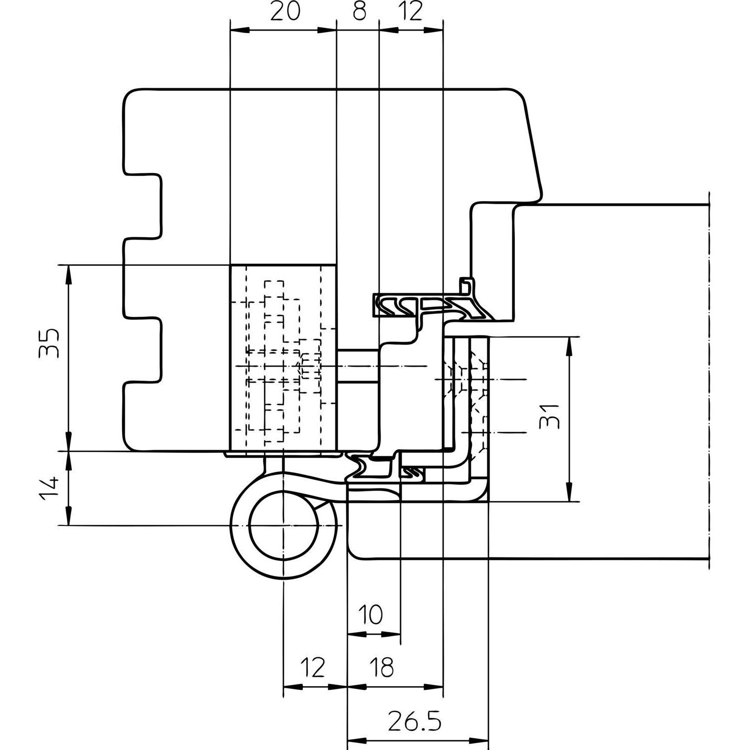 Thumbnail - Simonswerk, Türbeschlag + Scharnier, Haustürbänder BAKA Protect 4030 3D FD
