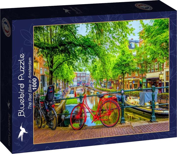 Produktbild Bluebird Puzzle 1000 pieces The Red Bike in Amsterdam (1000 Teile)