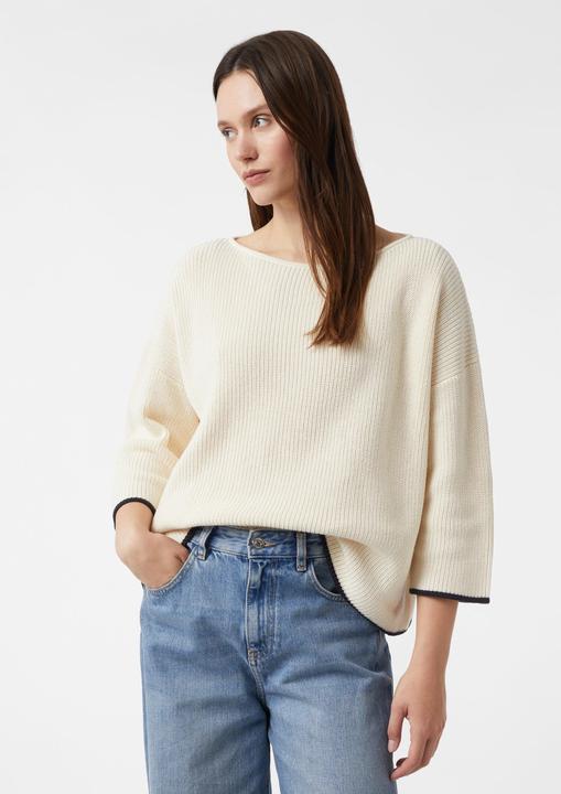 Produktbild Comma Strickpullover Pullover im Boxy Fit mit Kontrastdetails (36)