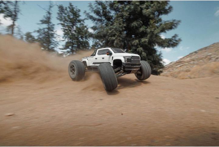 Produktbild Arrma Monster Truck Big Rock 6S Weiss, ARTR, 1:7 (ARR Almost-Ready-to-Race)