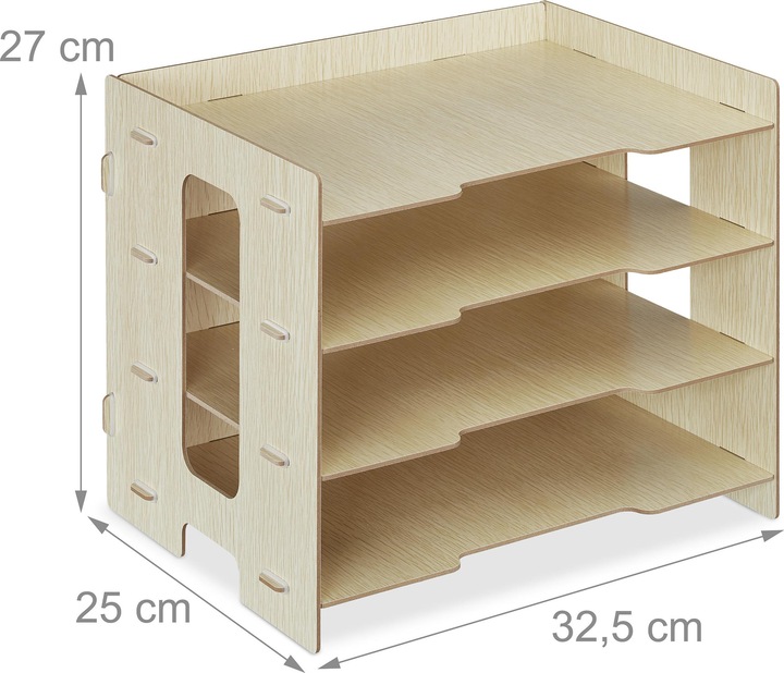 Image du produit Relaxdays Briefablage (A4)