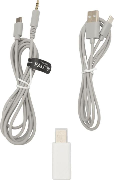 Actual product image White Shark Shark WGH-2441 Falcon White/Grey (Cable, Wireless)