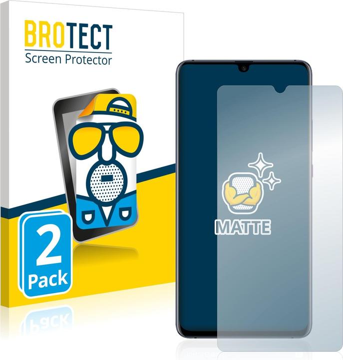 Produktbild BROTECT Entspiegelungs-Schutzfolie Displayschutz Matt (2 Stück, Huawei Mate 20 X 5G)