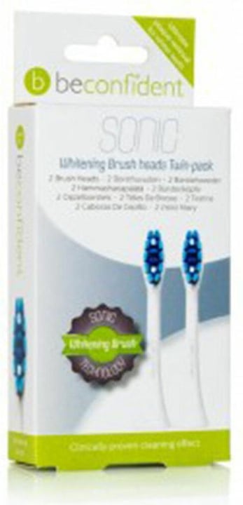 Immagine prodotto Beconfident Whitening Sonic Twin-pack testine di ricambio in bianco (2 pezzi) (2 x)