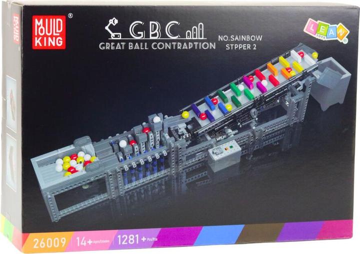 Image du produit [n]fibrecare Bausteine Kugelbahn mit Elektromotor 1281 Stk.