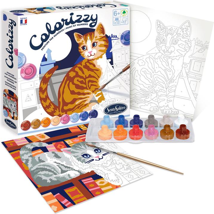 Actual product image Sentosphere Colorizzy cats