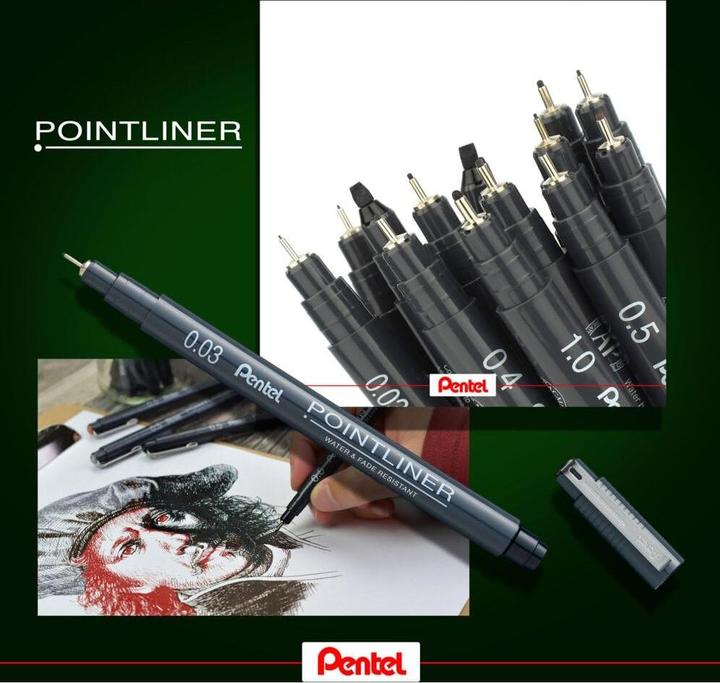 Image du produit Pentel Fineliner Pigment (Sépia, 1x)