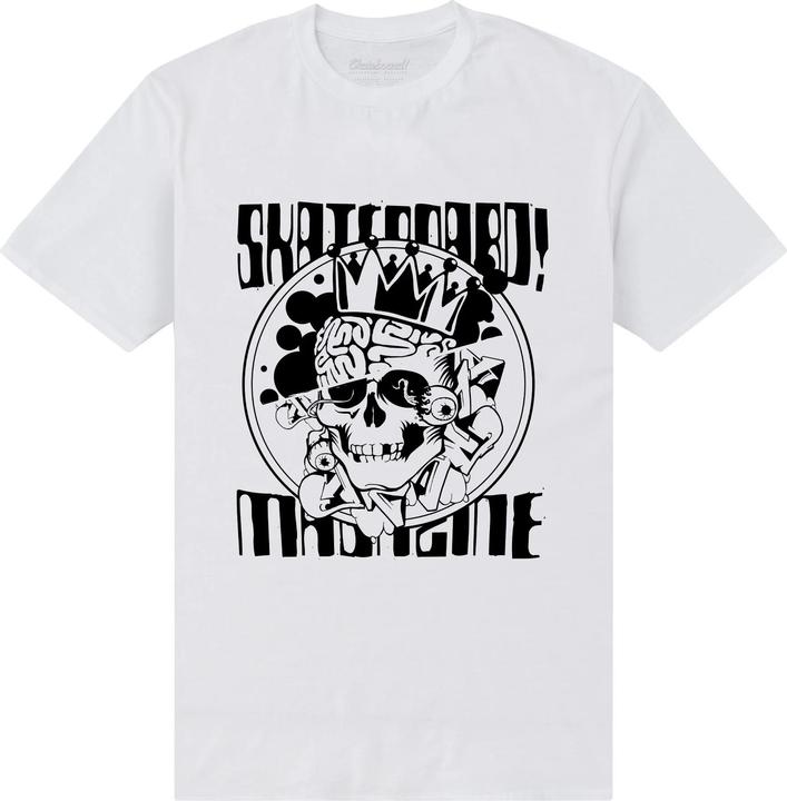 Produktbild Skateboard Magazine Skull TShirt (S)