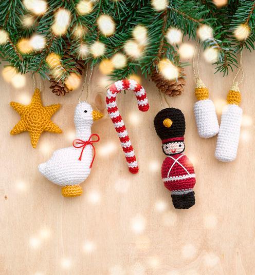 Actual product image Crochet tree decorations