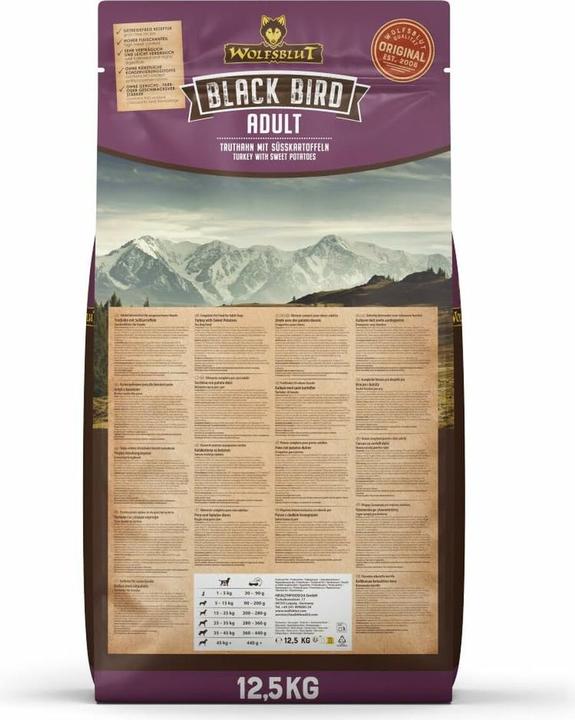 Actual product image Wolfsblut Black Bird (Adult, 1 pcs., 12500 g)