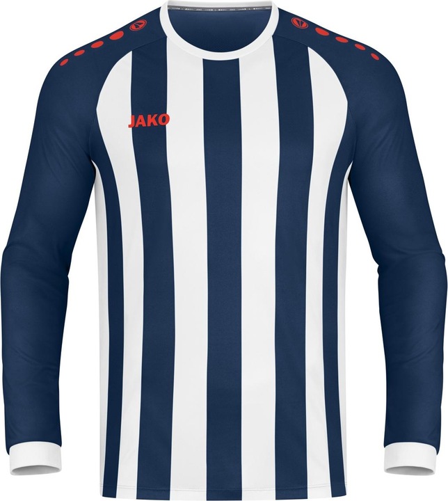 Fluorescent Red, Navy Blue, White
