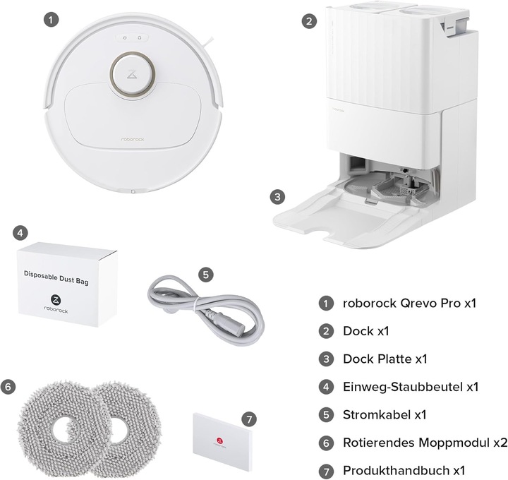 Produktbild Roborock Qrevo Pro (Saugwischroboter)