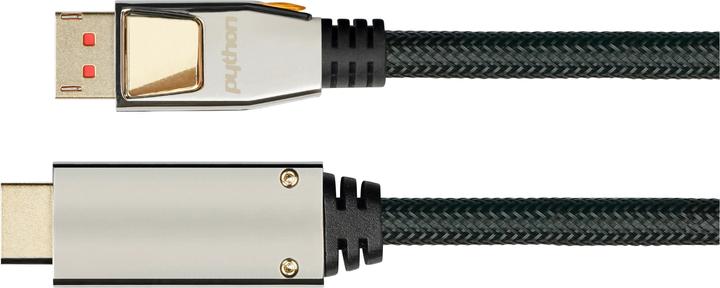 Produktbild Python GC M0217 DisplayPort 1.4 auf HDMI 2.0 A Stecker, 2 m, schwarz (2 m)