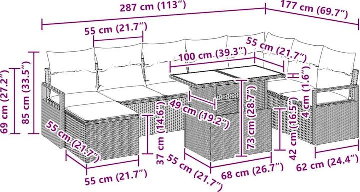 Produktbild vidaXL Nathaniel