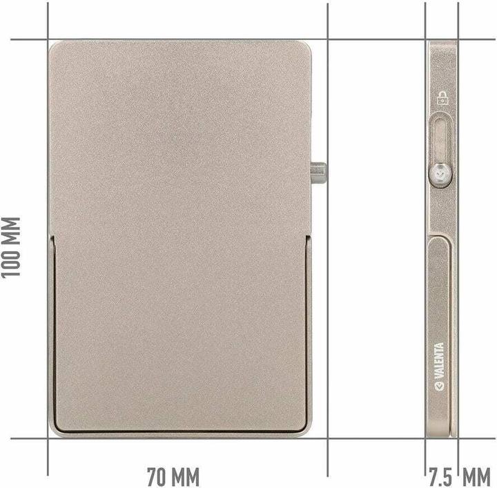 Immagine prodotto Valenta Kartenschutzständer, MagSafe – Natural Titanium