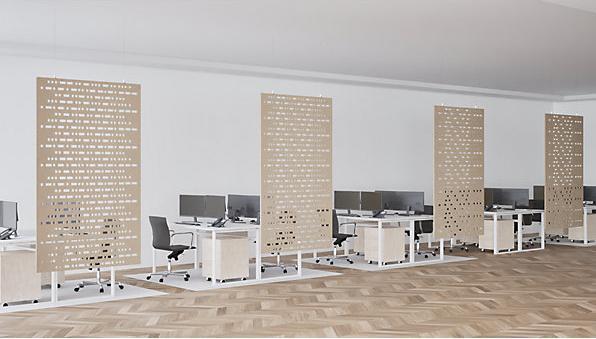 Actual product image eurokraft basic Acoustic panel for ceiling installation (120 x 200 cm)