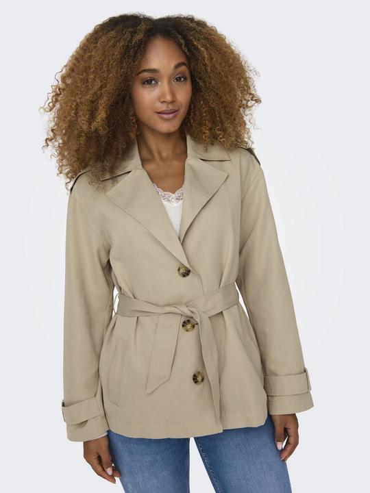 Actual product image Only Lapel collar jacket trench coat (XL)