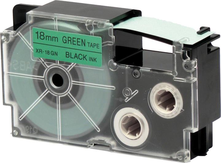 Immagine prodotto Casio XR-18GN1 Etichette autoadesive (1.80 cm, Nero, Verde)