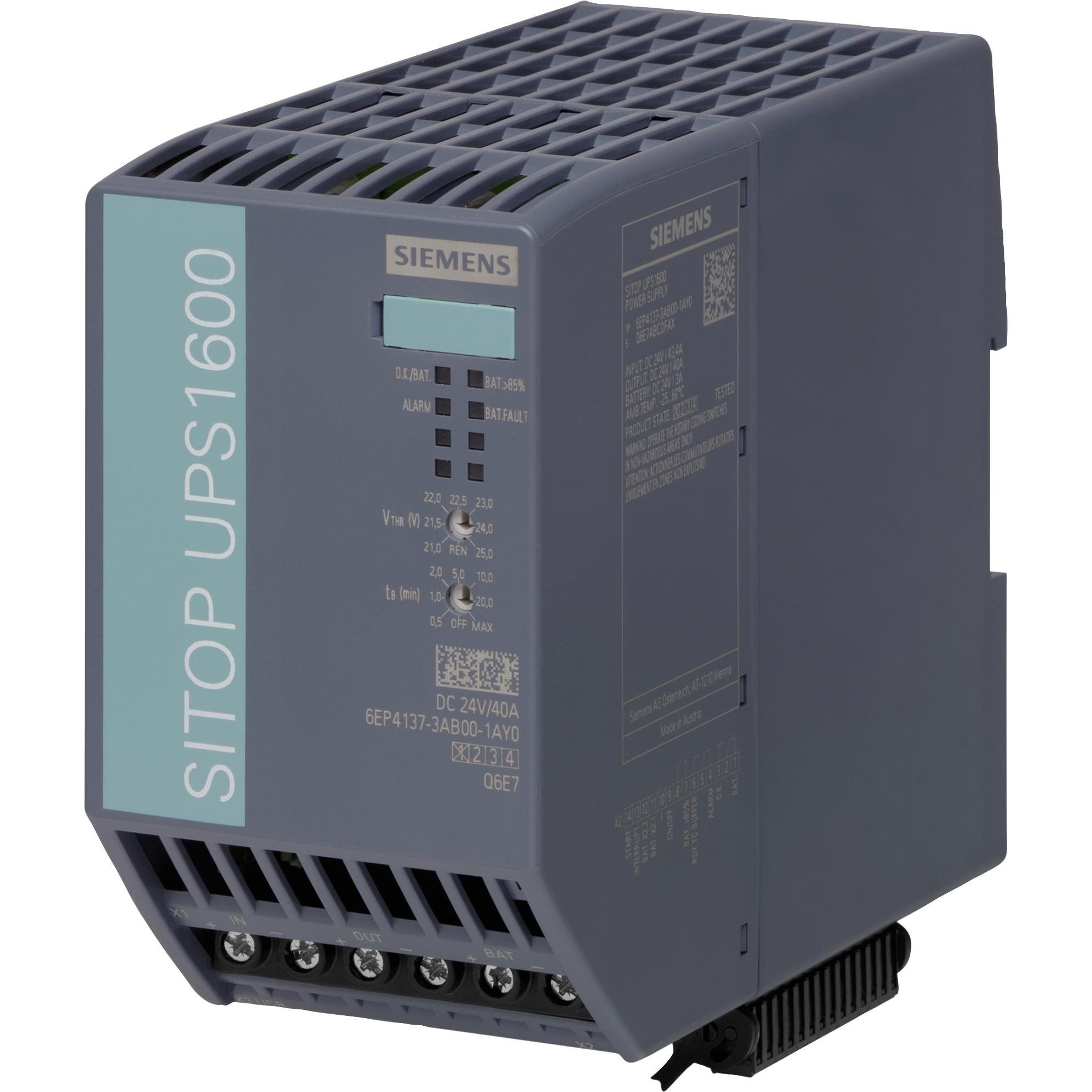 Siemens SITOP UPS1600 40A with USB (960 VA, 960 W, Online-Doppelwandler USV), USV