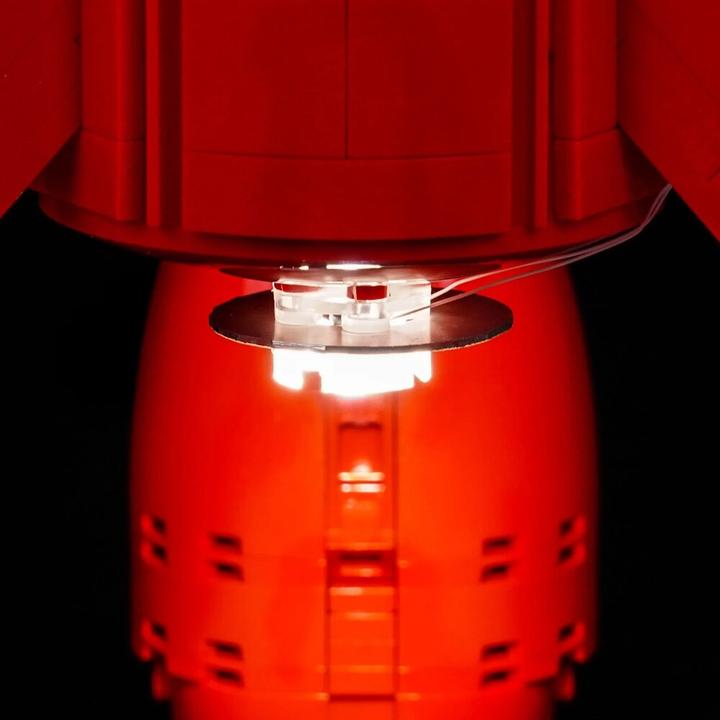 Actual product image BrickBling LED Lighting Set for LEGO® 21367 Tintin Moon Rocket