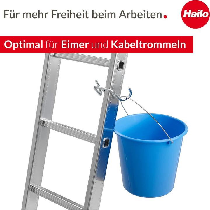 Image du produit Hailo Crochet pour seau, Pour échelles à barreaux Hailo