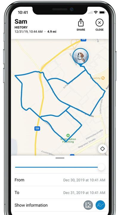 Immagine prodotto Tractive Dog 4 GPS Tracker per cani (Cane, Generale)