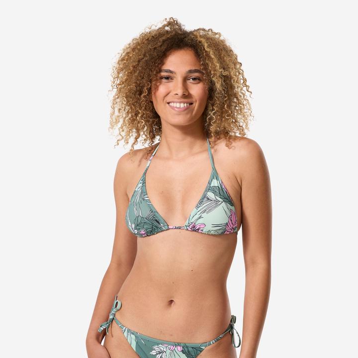 Produktbild Decathlon Bikini-Oberteil Damen Triangel Surf Polyester Elasthan (44)