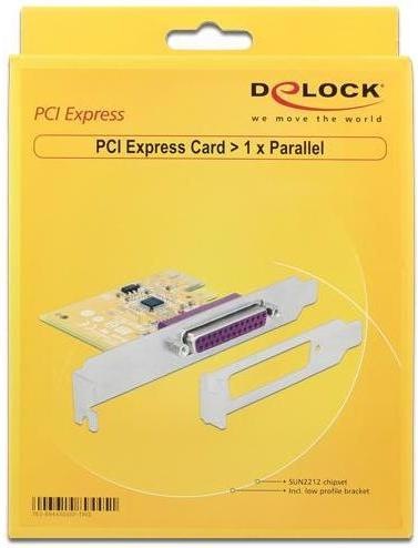 Actual product image Delock PCI Express Card 1 x Parallel