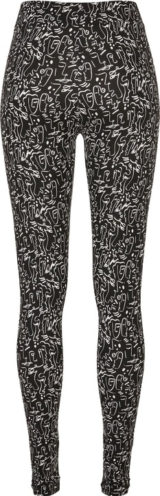 Actual product image Urban Classics Ladies Soft AOP Leggings (XS)