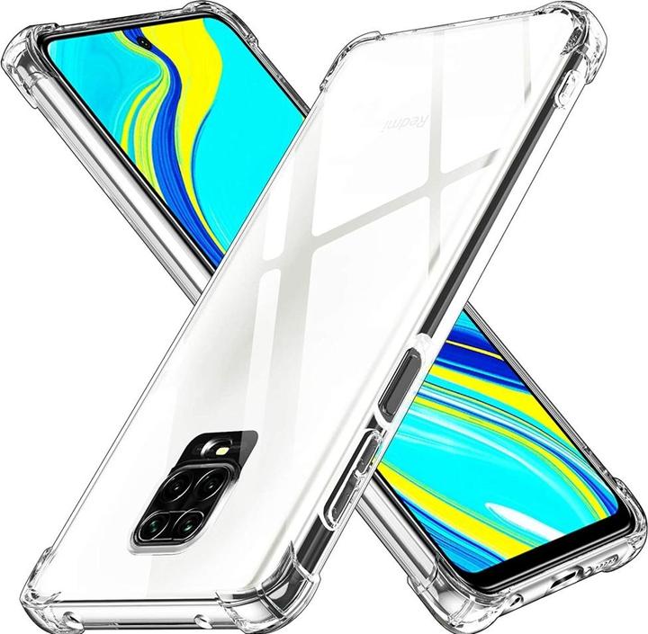 Produktbild Screenguard Xiaomi Redmi Note 9 Pro Hülle Crystal Soft Airbag Bumper (Xiaomi Redmi Note 9 Pro)